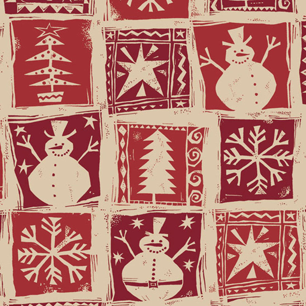 Homespun Christmas Kraft Wrapping Paper (36 Sq. ft.) | Innisbrook Wraps