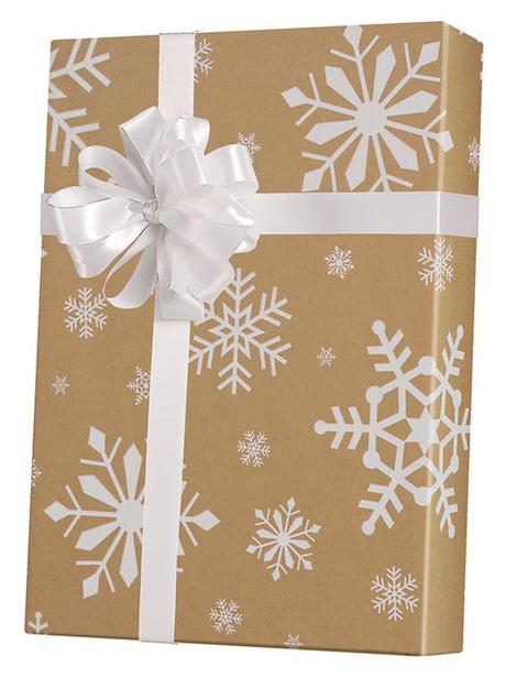 Christmas Kraft Wrapping Paper Variety 3-Pack